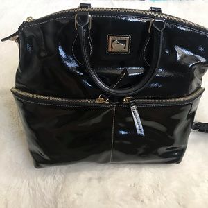 Dooney & Bourke large Satchel leather purse black